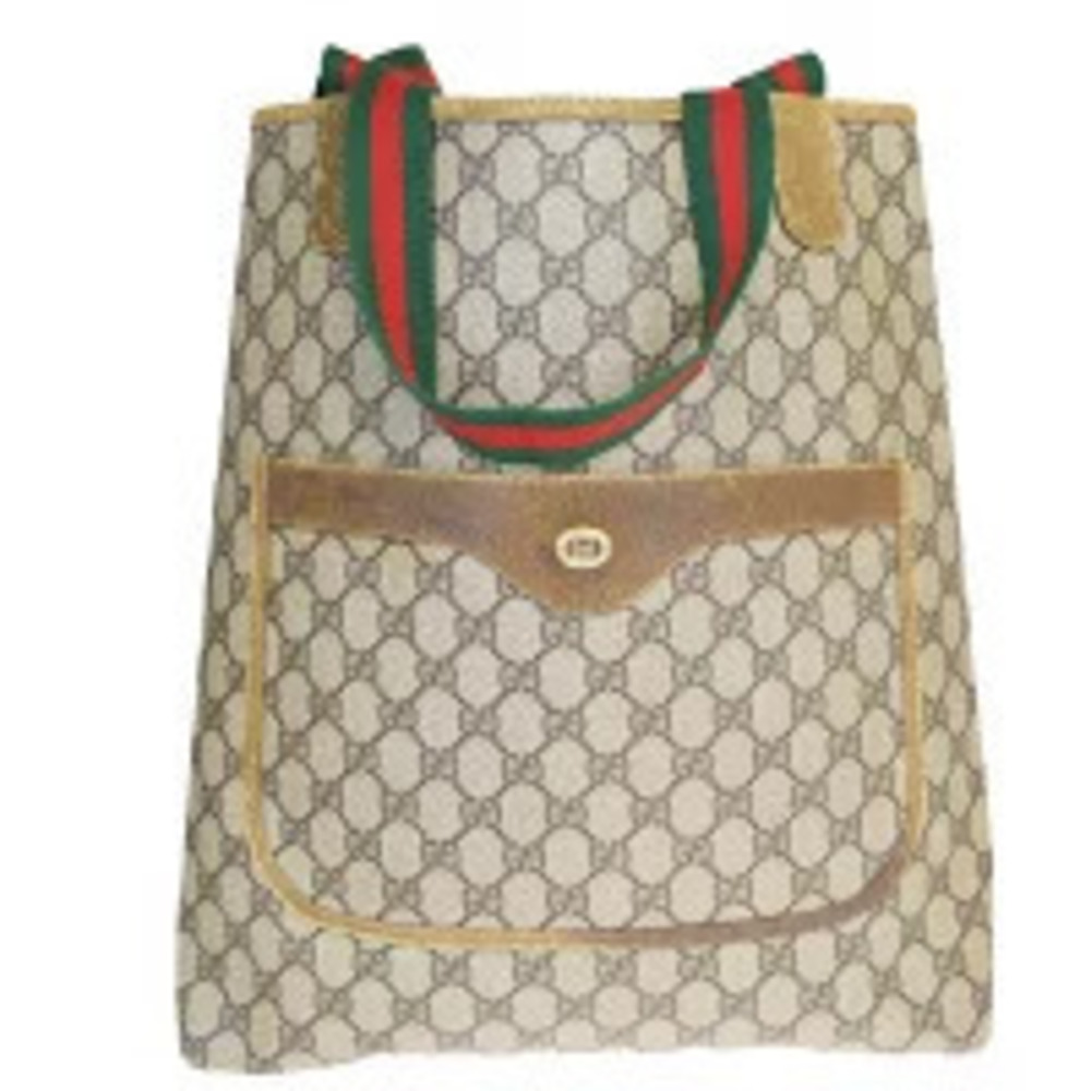 Gucci GG Sherry Tote Bag Brown